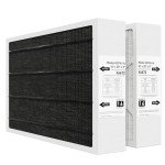 MERV 16 16x25x5 HVAC Furnace Filters - 2 Pack
