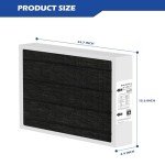 MERV 16 16x25x5 HVAC Furnace Filters - 2 Pack