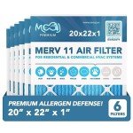 20x22x1 MERV 11 Air Filter 6-Pack