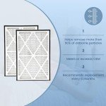 20x30x3 MERV 13 Pleated Air Filters, 2-Pack