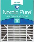 Nordic Pure MERV 14 Air Filter 20x25x5