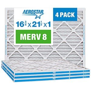 Aerostar MERV 8 Pleated Air Filter 4 Pack
