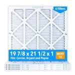 Glasfloss Pleated Air Filters - MERV 10 (4 Pack)