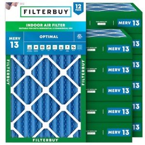 12-Pack MERV 13 12x24x4 Air Filters