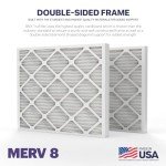 BNX TruFilter 20x24x2 MERV 8 Air Filters (4-Pack)