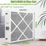 MERV 16 Air Filters, 2-Pack X6675