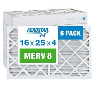 Aerostar MERV 8 Pleated Air Filters 6-Pack