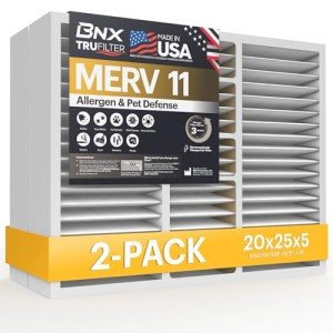 BNX TruFilter MERV 11 HVAC Air Filters (2-Pack)