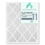 Accumulair Platinum MERV 11 Air Filter Pack