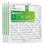 TRIGHTFILTERS 24x24x1 MERV 8 Air Filter 4 Pack