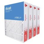 AIRX 20x25x5 MERV 8 HVAC Air Filter 4-Pack