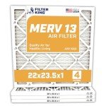 MERV 13 4-Pack Air Filters 22x23.5x1