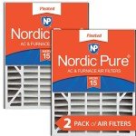Nordic Pure MERV 15 Air Filters 20x25x5 - 2 Pack
