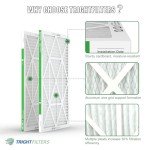 TRIGHTFILTERS MERV 8 Pleated Air Filter 4 Pack