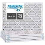 MERV 13 Pleated Air Filter, Pack of 6