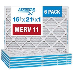 Aerostar MERV 11 Pleated Air Filter Pack of 6