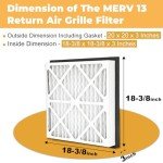 MERV 13 20x20x3 Air Filter 2-Pack