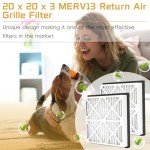 MERV 13 20x20x3 Air Filter 2-Pack