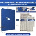 Ubeesize Washable Air Filter 20x30x1 MERV 6