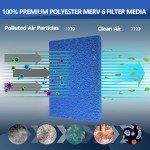 Ubeesize Washable Air Filter 20x30x1 MERV 6