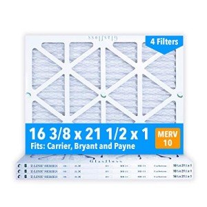 Glasfloss MERV 10 Pleated Air Filters, Case of 4