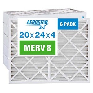 Aerostar 20x24x4 MERV 8 Pleated Air Filters