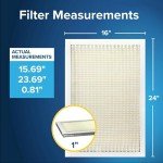 Filtrete 16x24x1 Pleated Air Filter, 6-Pack