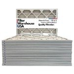 Ultra8 Merv 8 Pleated HVAC Air Filters 12 Pack