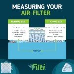 20x20x5 MERV 13 Pleated Air Filters (2 Pack)