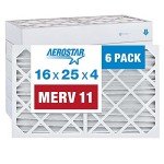 Aerostar 16x25x4 MERV 11 Pleated Air Filters