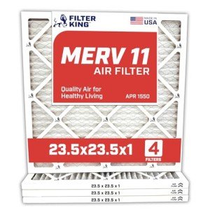 Filter King 23.5x23.5x1 MERV 11 Air Filters