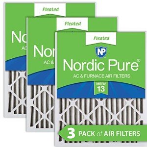 Nordic Pure MERV 13 16x20x2 Air Filters - 3 Pack