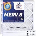 8x24x1 MERV 8 Pleated Air Filter - 4 Pack