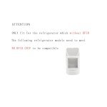 GE Refrigerator Water Filter Bypass Plug - Universal Fit