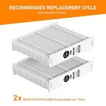 Skymechy MERV-13 Expandable Air Filters, 2 Pack