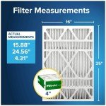 Filtrete 16x25x4 Air Filters, MPR 700, 2-Pack