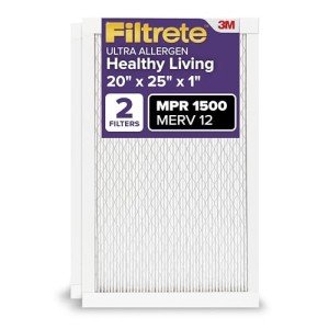 Filtrete 20x25x1 MERV 12 Ultra-Allergen Air Filters