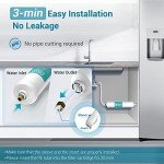 AQUACREST Refrigerator Inline Water Filter - High Capacity