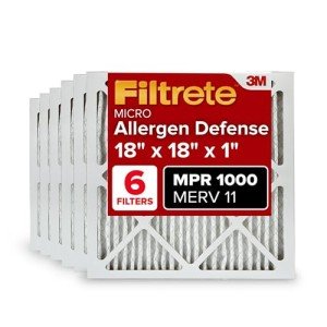 Filtrete MERV 11 18x18 Air Filter 6-Pack
