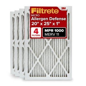 Filtrete 20x25x1 Air Filter, MPR 1000, MERV 11