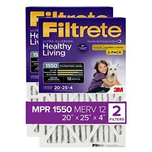 Filtrete Ultra Allergen Deep Pleat Filter, 4-Pack