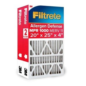 Filtrete 20x25x4 AC Air Filter, 2-Pack