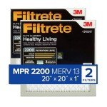 Filtrete 20x20x1 MERV 13 Air Filters, 2-Pack