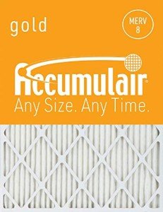 Accumulair Gold MERV 8 Air Filter 2 Pack