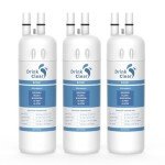 3-Pack Replacement Water Filters for Whirlpool & Kenmore