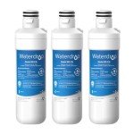 Waterdrop LT1000PC Refrigerator Water Filter - Pack of 3