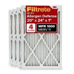 Filtrete MPR 1000 Air Filters, 20x24x1, 6-Pack