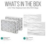 Honeywell 16x25x4 MERV 11 Furnace Filters (2 Pack)