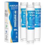 PUREPLUS Refrigerator Water Filter Replacement 3-Pack