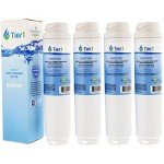 Tier1 9000 Refrigerator Water Filter 4-Pack